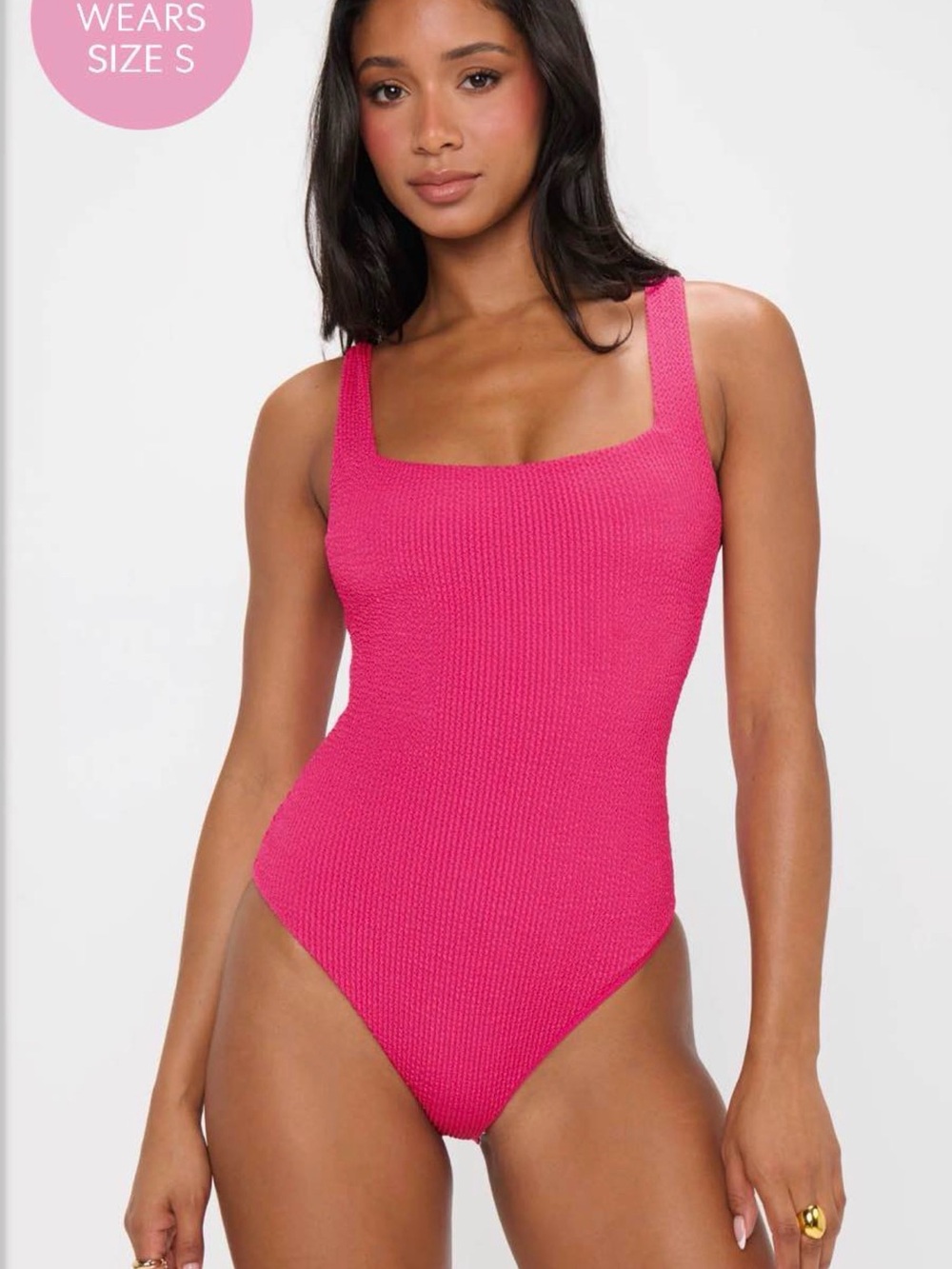 Show Me Your Mumu - The Scrunch One Piece Dragonfruit - Small - NWT